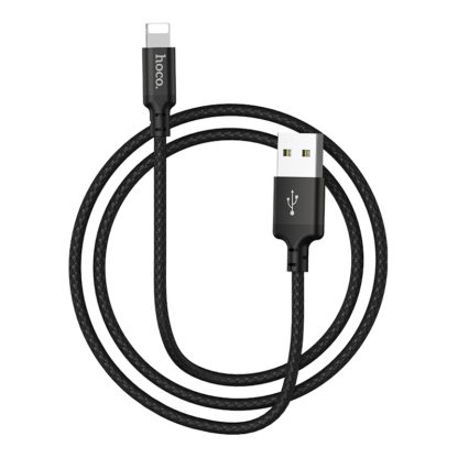 Hoco USB kabel X14 Times Lightning kabel 1 meteres hosszu fekete 1