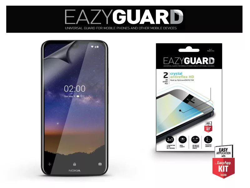 EazyGuard - Nokia 2.2 fólia (Crystal/Antireflex HD) - 2 db/cs