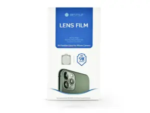 Apple iPhone 11 Pro lencsevédő rugalmas edzett üveg - Bestsuit 9H Flexible Glassfor Phone Camera - átlátszó