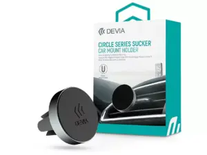 Devia Circle Series mágneses autós tartó szellőzőrácsba - szürke/fekete