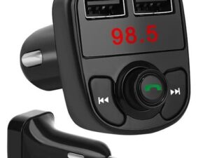 FM Transmitter 4in1 telefon-kihangosító és bluetooth kihangosító, gyorstöltő funkcióval