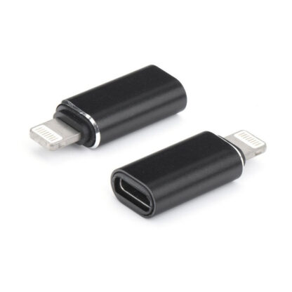 Lightning - USB Type-C adapter - fekete