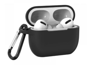 Airpods Pro szilikon tok, 2.5 mm, Fekete