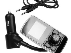 Fm transmitter LCD kijelzős és 2 USB töltő és bluetooth kihangosító funkcióval gyorstöltés funkció 2,1A