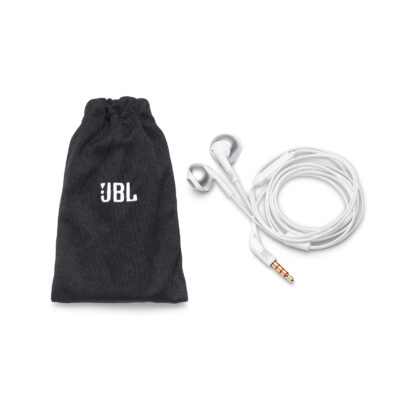 JBL T205 In-ear fülhallgató, Mikrofon, Króm