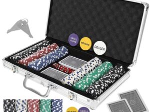 Texas Poker Set 300 zseton bőrönddel