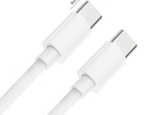 Type-C adatkábel, töltőkábel, Type-C - Type-C, USB-C, hosszított csatlakozóval 8mm