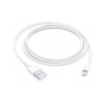 Lightining QC gyorstöltés funkciós 3A USB kábel 1m fehér strapabíró szilikon