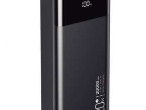 Cellect Powerbank, PD20 W, 20 000 mAh, fekete