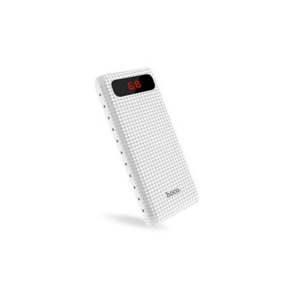 Power bank, 20.000 mAh - white, hordozható, asztali akkumulátor töltő - HOCO Mige B20A