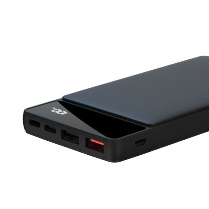 Powerbank PD20W,10000mAh, Fekete