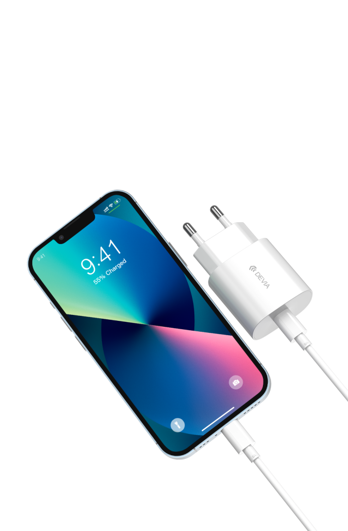 Devia hálózati töltő adapter Type C bemenettel - 25W