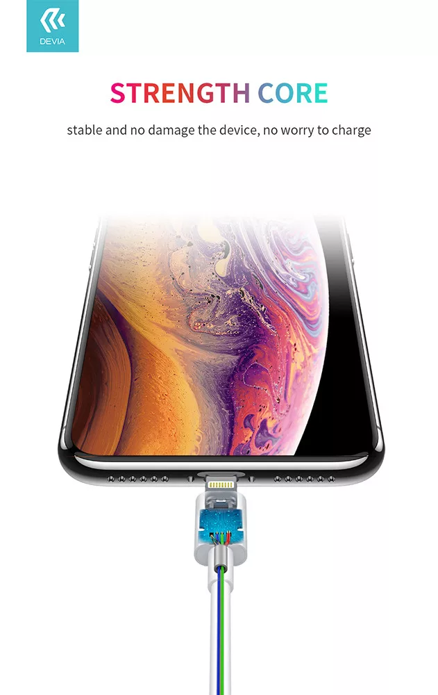 Devia Smart Series 20W PD Lightning/Type-C adat-és töltőkábel 1m - fehér - Image 4