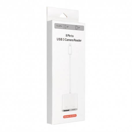 iPhone 8pin USB Type-C kameraadapter fehér JH-0510-1