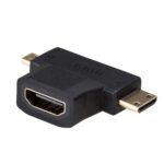 HDMI - miniHDMI - microHDMI elosztó adapter