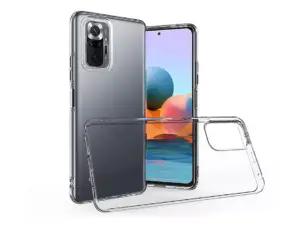 Haffner Clear Case szilikon tok - Xiaomi Redmi Note 10 Pro/10 Pro Max - átlátszó