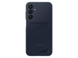 Samsung A25 5G kártyatartós hátlap, Kék-Fekete