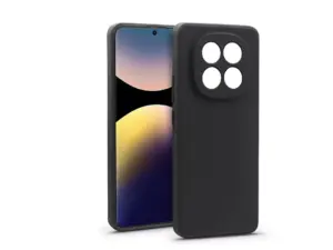 Haffner Soft szilikon tok - Xiaomi Redmi Note 14 Pro 5G - fekete
