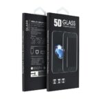 Huawei P30, 5D Full Glue hajlított tempered glass kijelzővédő üvegfólia, fekete