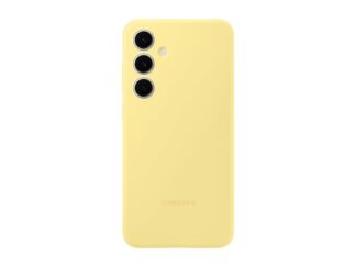 Samsung galaxy S24 FE szilikon védőtok, Sárga