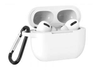 Airpods Pro szilikon tok, Fehér, 2.5mm