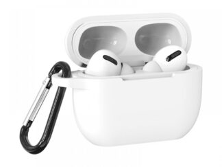 Airpods Pro szilikon tok, Fehér, 2.5mm