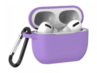 Airpods Pro szilikon tok, Lila, 2.5mm