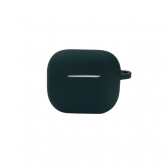Airpods 3 szilikon tok, Fekete-Sötét zöld, 2.5 mm - Image 2