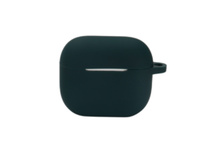 Airpods 3 szilikon tok, Fekete-Sötét zöld, 2.5 mm