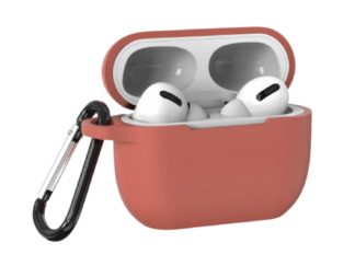 Airpods Pro szilikon tok, Barna, 2.5mm
