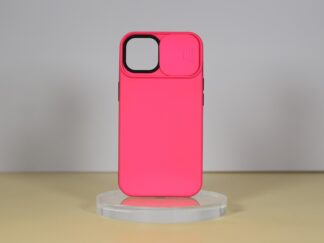 iPhone 14 TPU+PC csúsz. kameravédős tok,Pink