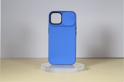 iPhone 14 Pro TPU+PC csúsz. kameravédős tok,S.kék - Image 2