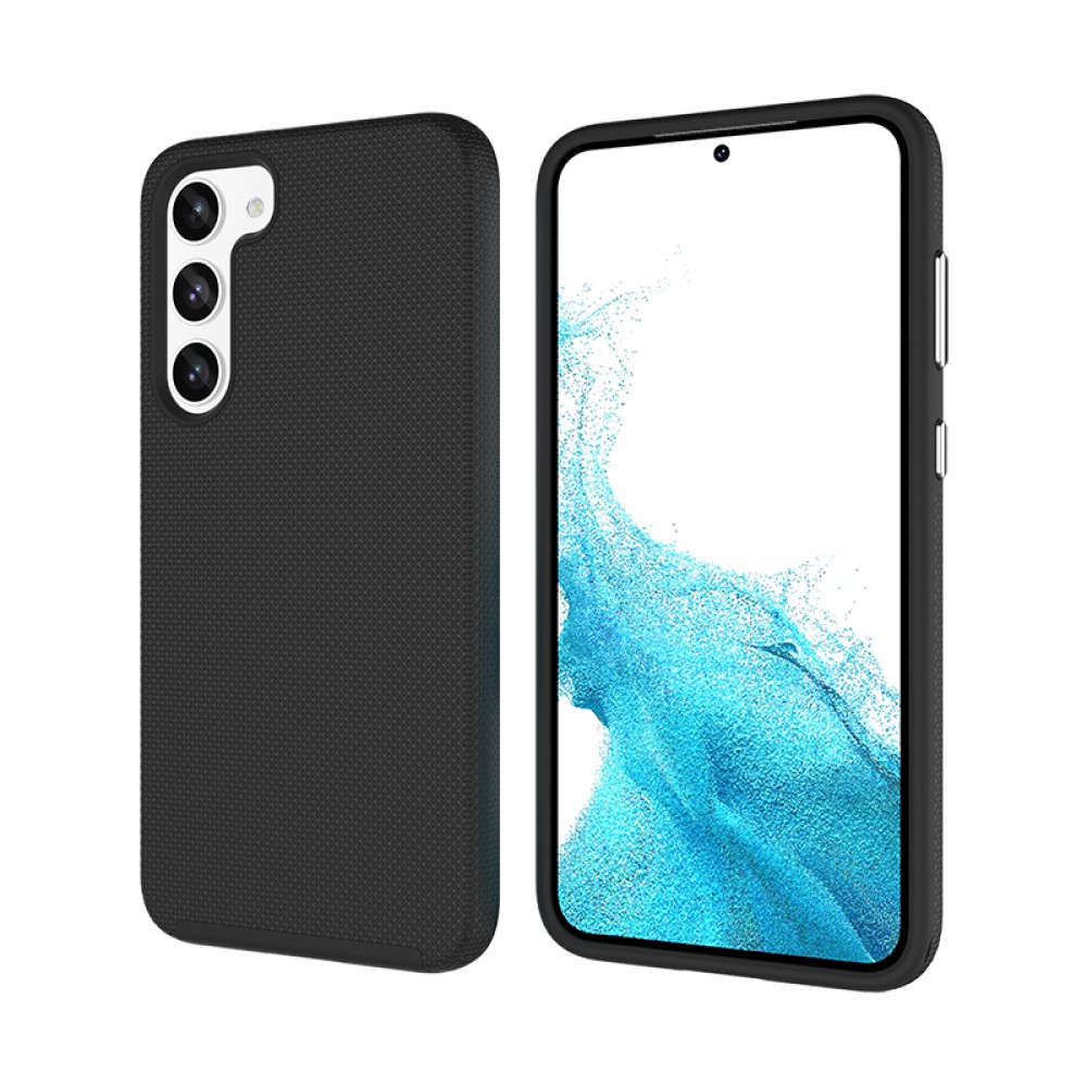 Samsung S23 Plus TPU+PC ütésálló tok,Fekete - Image 3