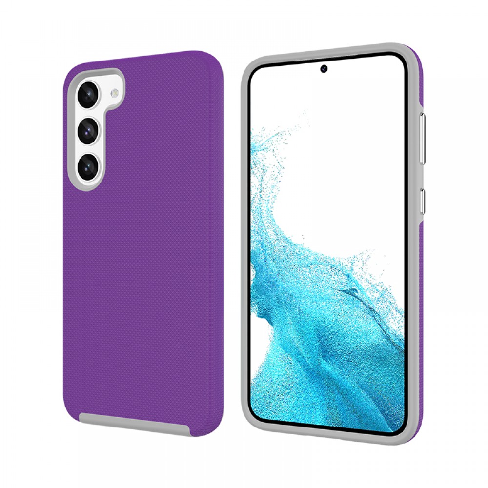 Samsung S23 Plus TPU+PC ütésálló tok,Lila - Image 3