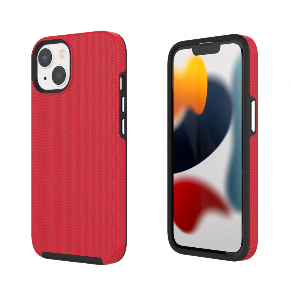 iPhone 14 Plus TPU+PC ütésálló tok,Piros - Image 8