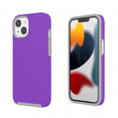 iPhone 14 TPU+PC ütésálló tok,Lila - Image 4