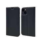 iPhone 15 oldalra nyíló tok,Fekete - Image 2