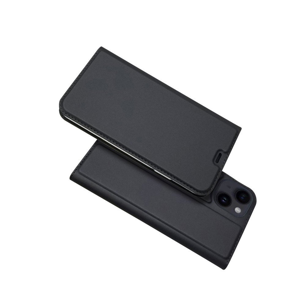 iPhone 15 oldalra nyíló tok,Fekete - Image 5