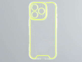 iPhone 16 Pro vékony TPU szilikon hátlap, NeonZöld