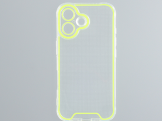 iPhone 16 Plus vékony TPU szilikon hátlap, NeonZöld