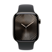 Apple Watch S10 Cellular 42mm szürke titántok, fekete sport M/L - Image 4