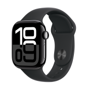 Apple Watch S10 GPS 42mm fekete alumíniumtok, fekete sport M/L - Image 2