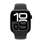 Apple Watch S10 GPS 42mm fekete alumíniumtok, fekete sport M/L - Image 4