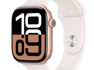 Apple Watch S10 GPS 46mm rosegold alumíniumtok, rose sport M/L