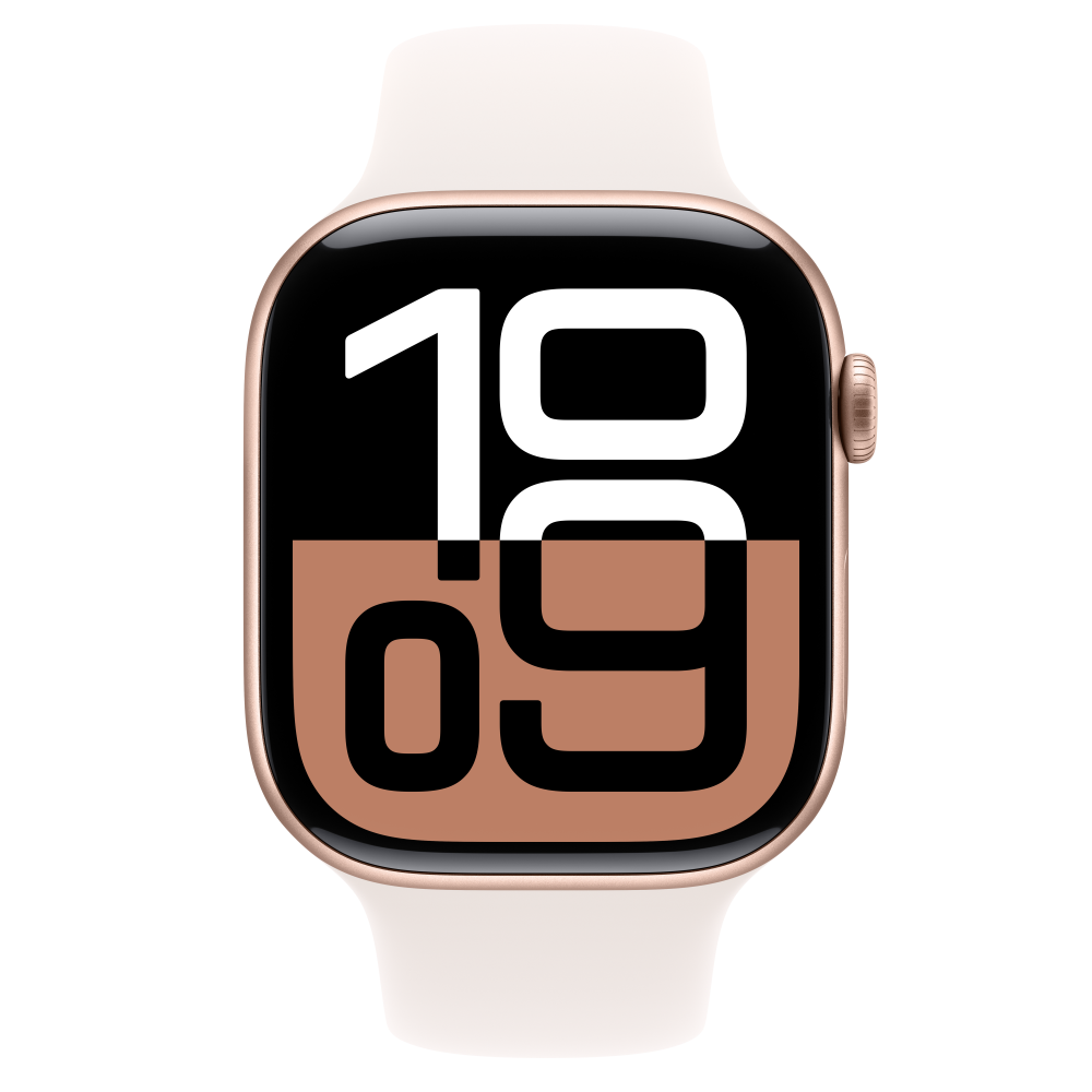 Apple Watch S10 GPS 46mm rosegold alumíniumtok, rose sport M/L - Image 3