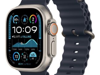 Apple Watch Ultra2 v2 Cellular 49mm titántok, tengerészkék szíj