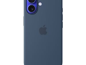 Apple iPhone 16 MagSafe-rögzítésű szilikontok, denim