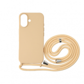 iPhone 16 Plus TPU+PC fesztiváltok, édesbarack azonos színű nyak - Image 2