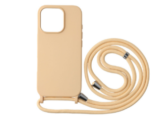 iPhone 16 Pro TPU+PC fesztiváltok, édesbarack azonos színű nyakb