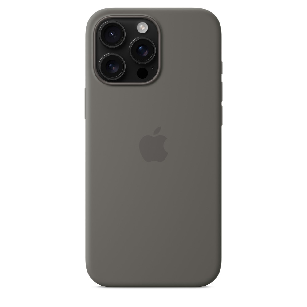Apple iPhone 16 Pro Max MagSafe szilikon, kőszürke